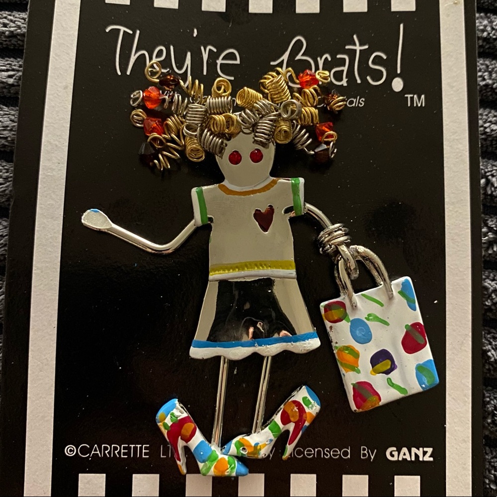 Vintage “They’re Brats” Pin by GANTZ